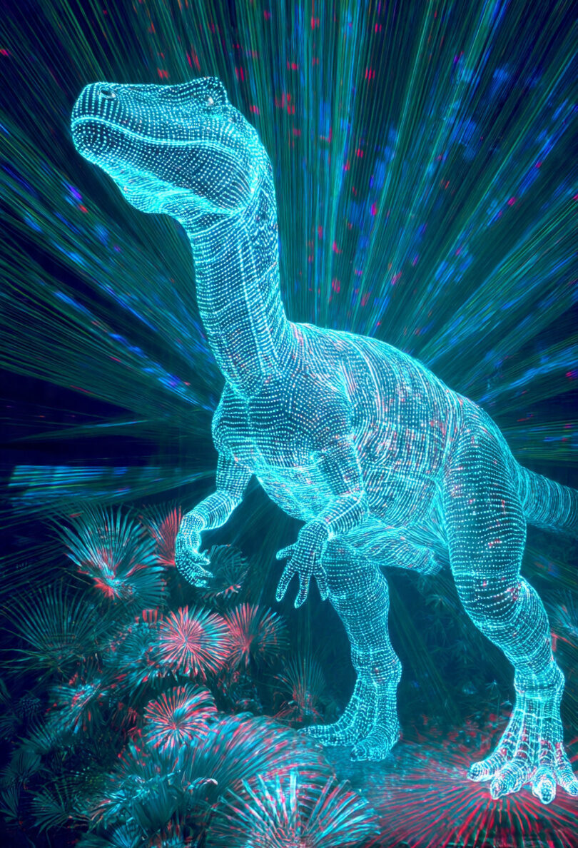 holograma 3d florante y con l seres de (1)