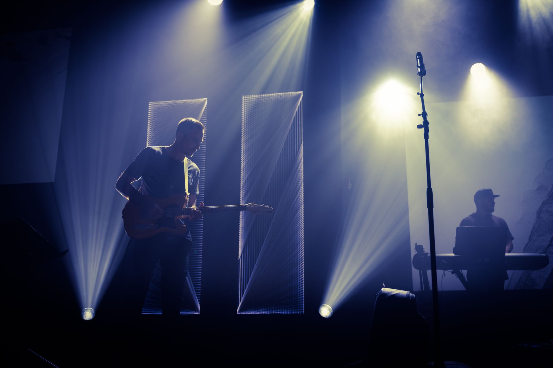 Holograma en escenario